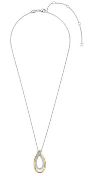 Srebrny naszyjnik Organic Zirconia pozłacany 18-karatowym złotem z cyrkoniami (4).jpg