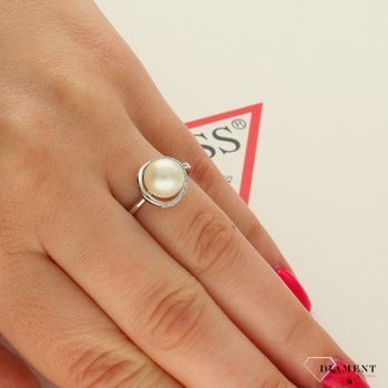 Pierścionek złoty DIAMENT białe złoto, diamenty i perła w białym złocie 0660027136 HSI.jpg
