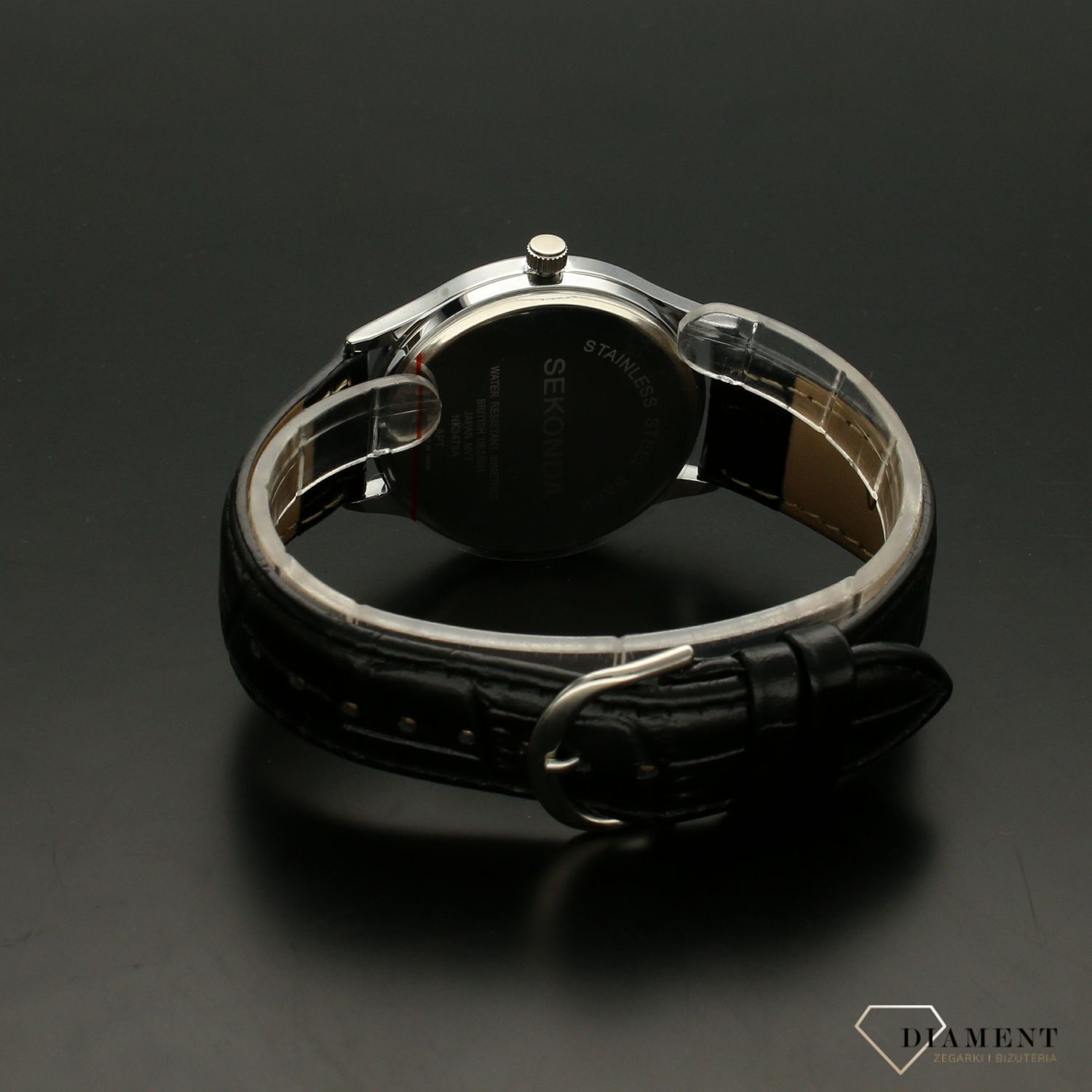 Zegarek męski Sekonda 'Klasyk na czarnym pasku'  3473 (2).jpg