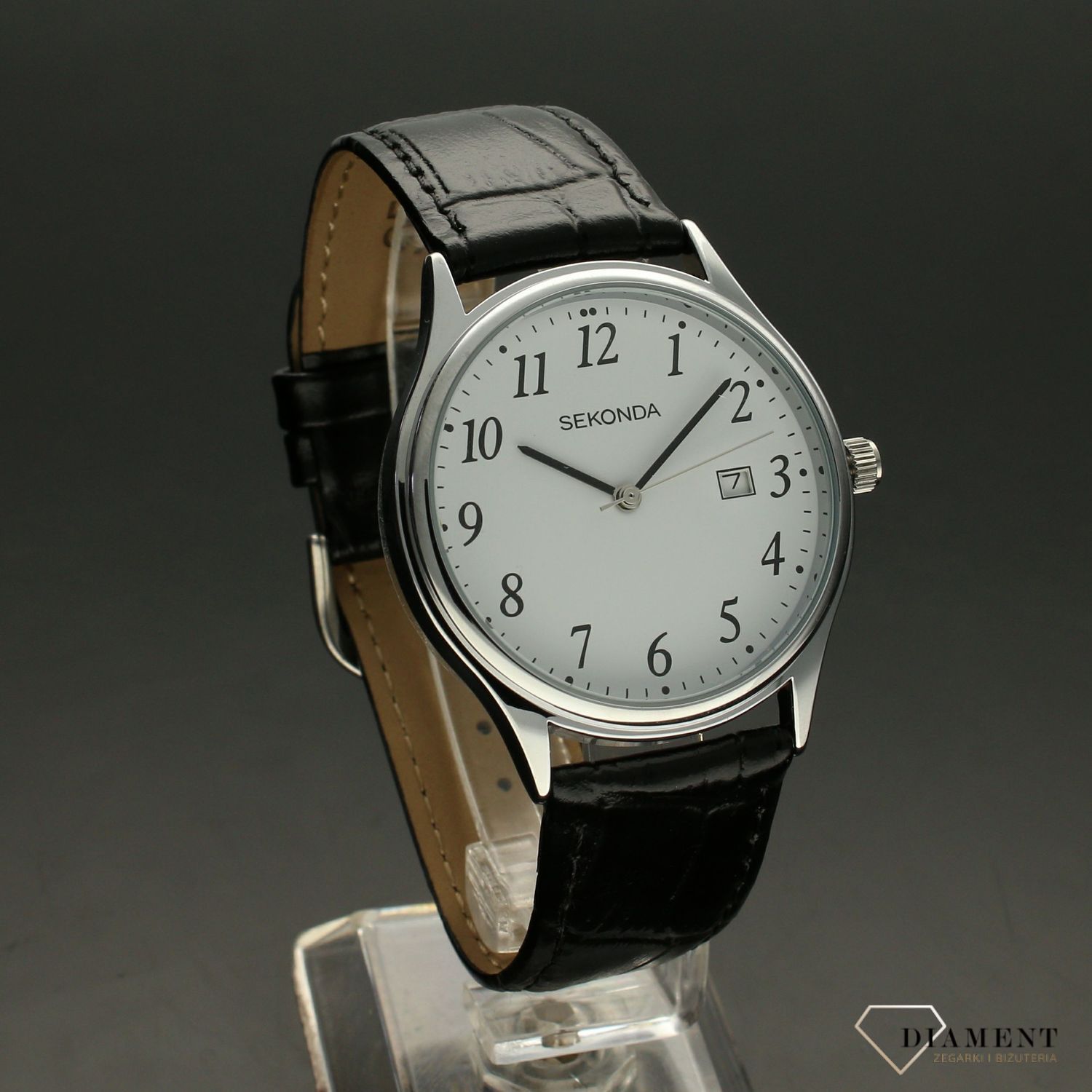 Zegarek męski Sekonda 'Klasyk na czarnym pasku'  3473 (2).jpg