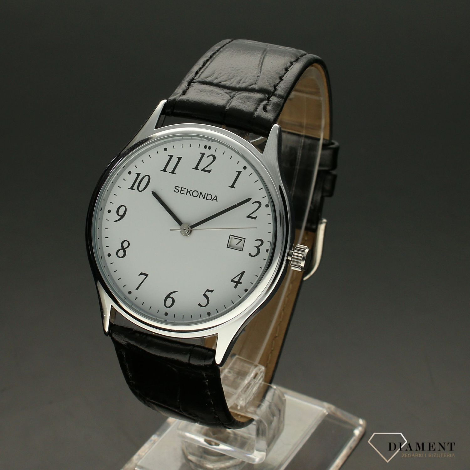 Zegarek męski Sekonda 'Klasyk na czarnym pasku'  3473 (2).jpg