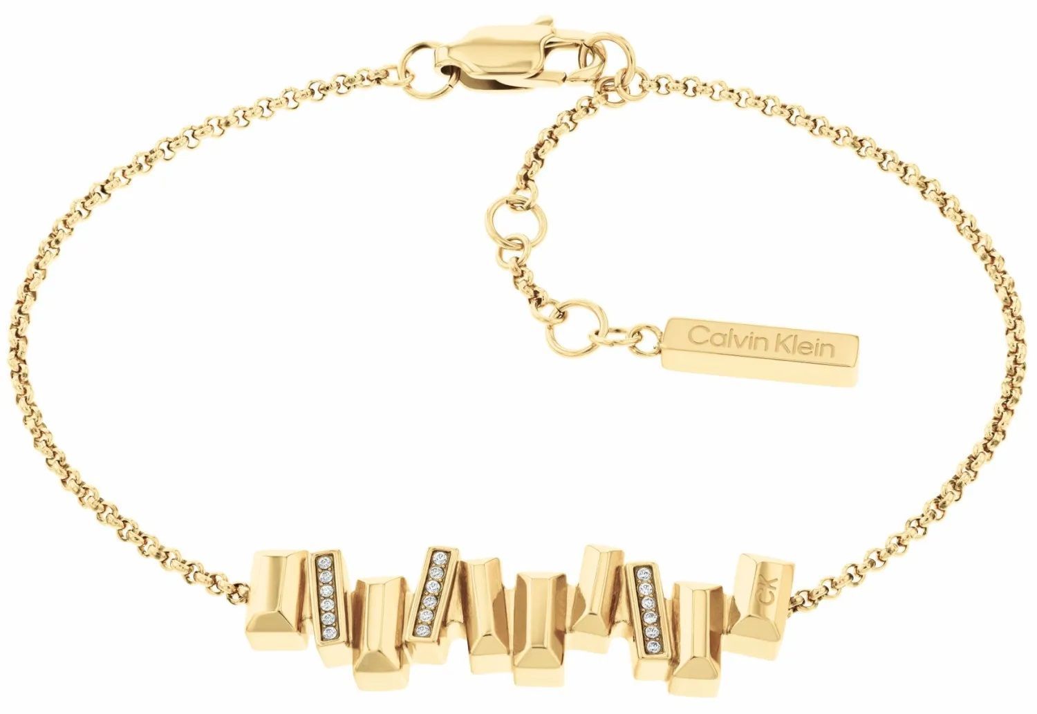 Bransoletka damska Calvin Klein w złotym kolorze 35000241.jpg