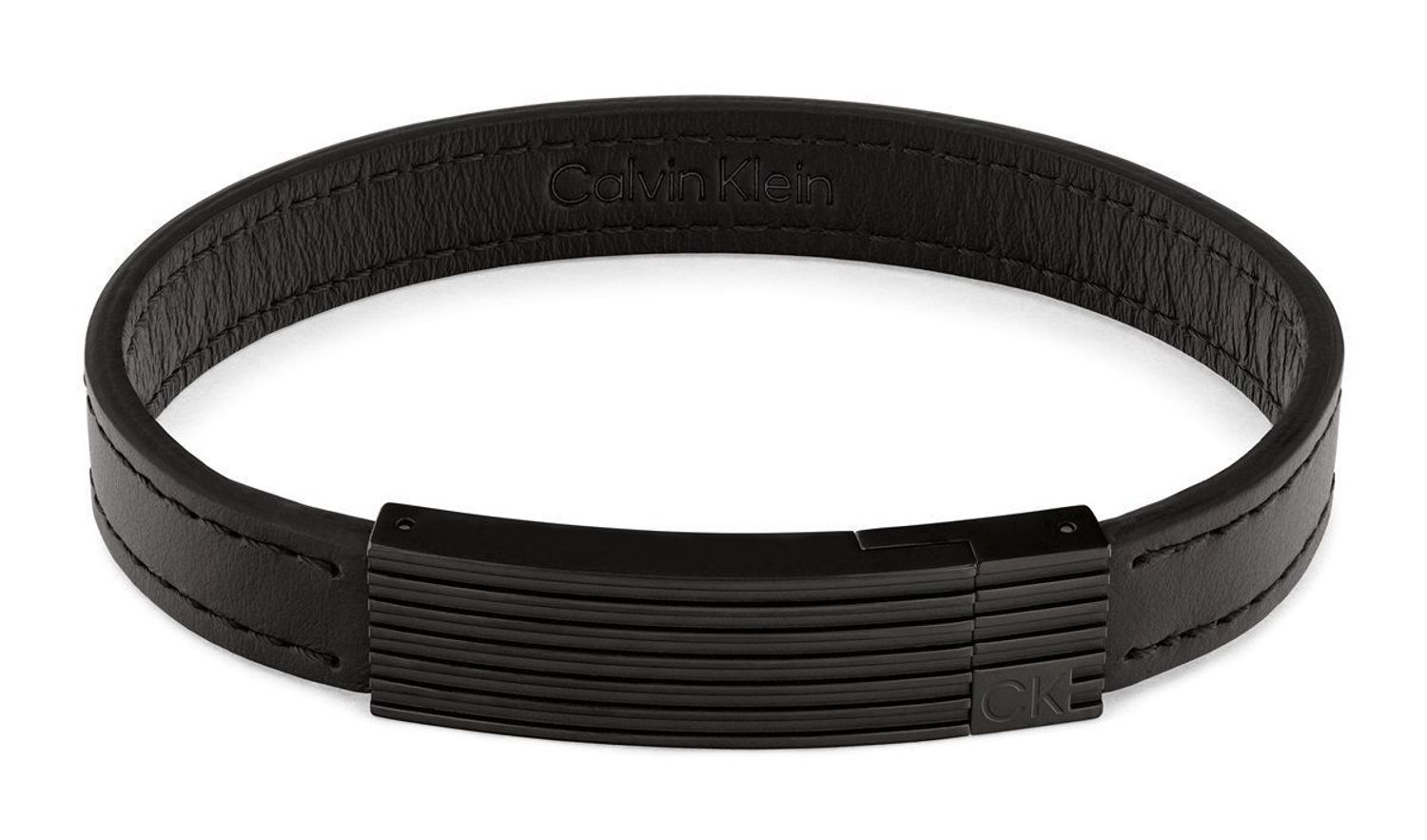 Bransoletka męska Calvin Klein skórzana z elementem stalowym 35000270. Męska bransoletka Calvin Klein. Bransoletka skórzana Calvin Klein dla mężczyzny. Bransoletka Calvin Klein skórzana na prezent dla mężczyzny.jpg