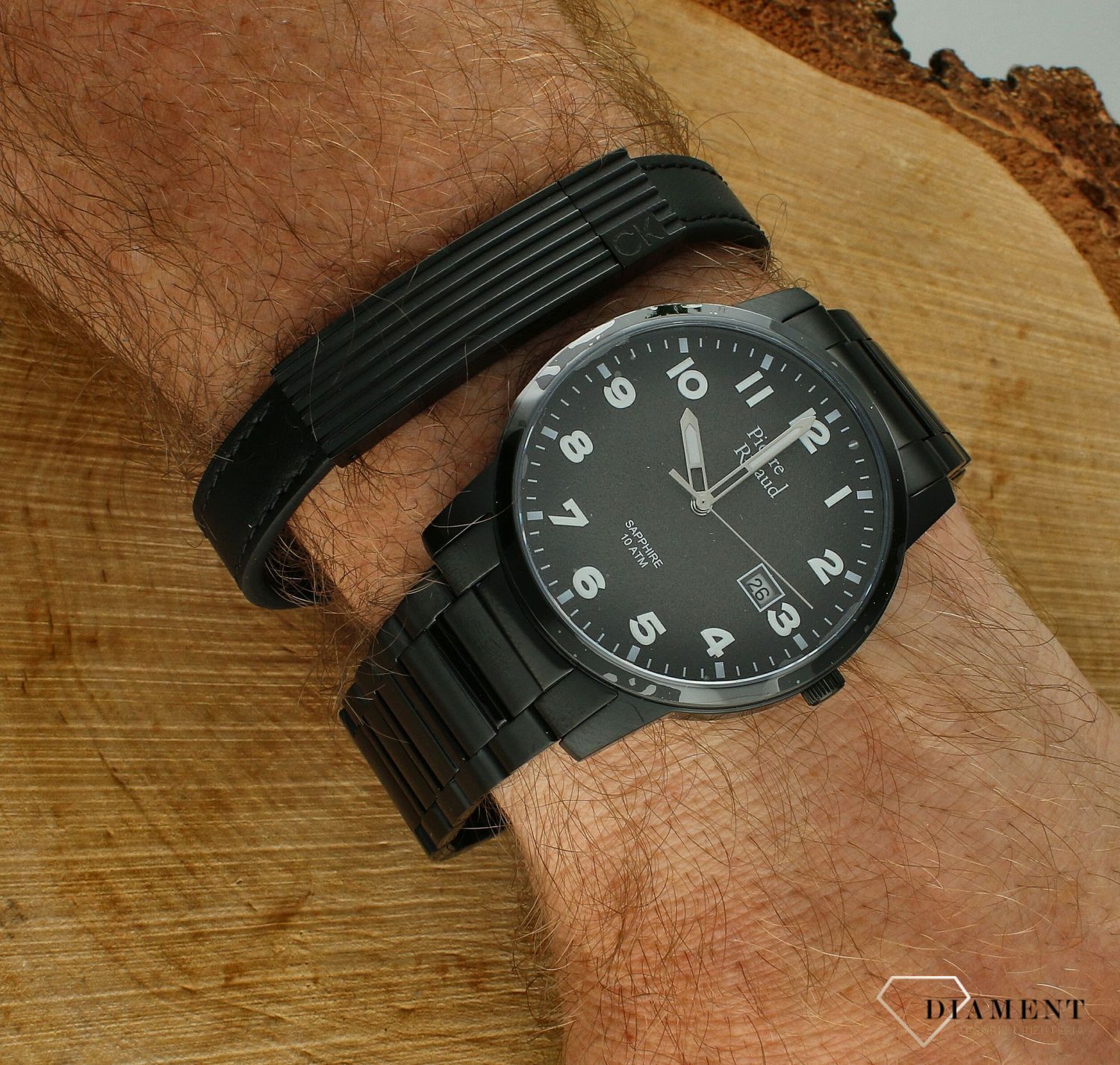 Bransoletka męska Calvin Klein skórzana z elementem stalowym 35000270. Męska bransoletka Calvin Klein. Bransoletka skórzana Calvin Klein dla mężczyzny. Bransoletka Calvin Klein skórzana na prezent dla mężczyzny.jpg