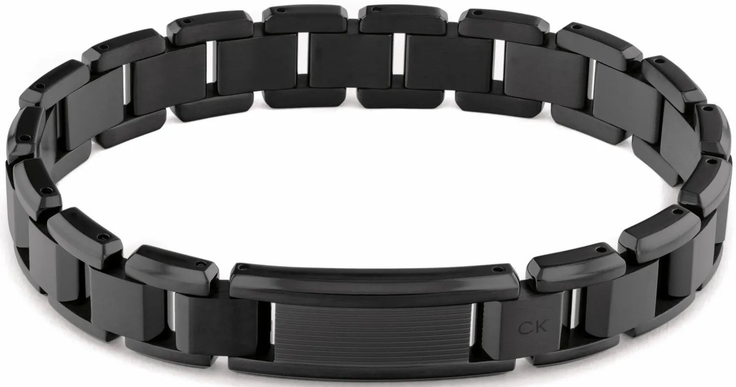 Bransoletka męska Calvin Klein czarna stalowa 35000288. Męska bransoletka Calvin Klein. Bransoletka stalowa Calvin Klein dla mężczyzny. Bransoletka Calvin Klein stalowa czarna na prezent dla mężczyzny.jpg