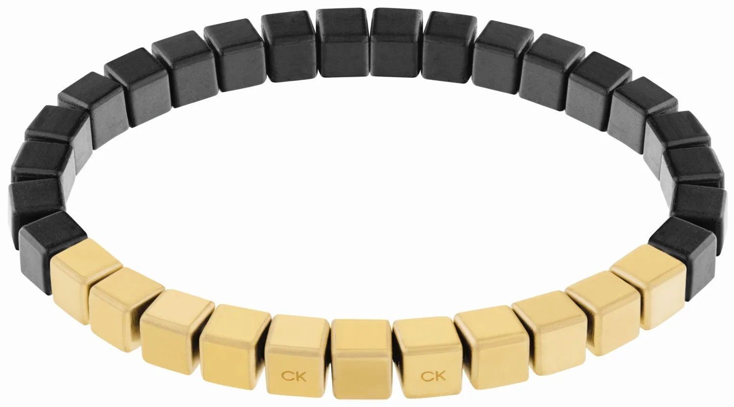 Bransoletka męska Calvin Klein stalowa z czarnym kamieniem na gumce 35000428.  Męska bransoletka Calvin Klein. Bransoletka stalowa Calvin Klein dla mężczyzny. Bransoletka Calvin Klein na gumce na prezent dla mężczyzny.jpg