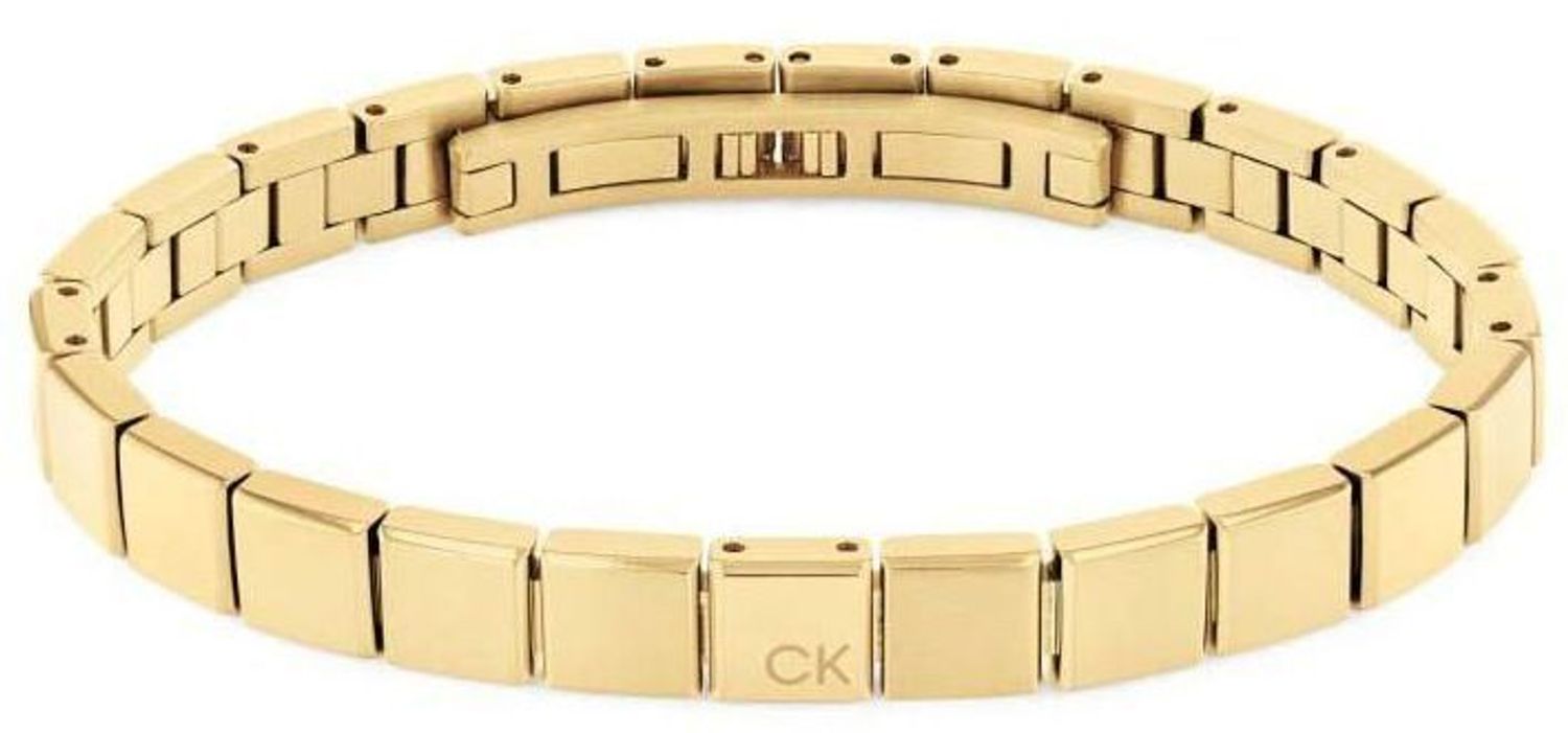 Bransoletka męska Calvin Klein 35000489 z kolekcji Minimalistic Squares. Złota stal, obwód 19,5 cm, waga 40 g. Styl minimalistyczny i nowoczesny. Idealna na 11.jpg