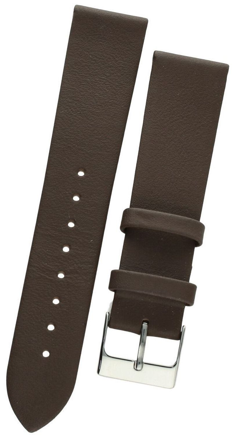 Ciemnobrązowy pasek do zegarka Condor 20mm – stalowa sprzączka.jpg