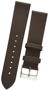 Ciemnobrązowy pasek do zegarka Condor 20mm – stalowa sprzączka.jpg