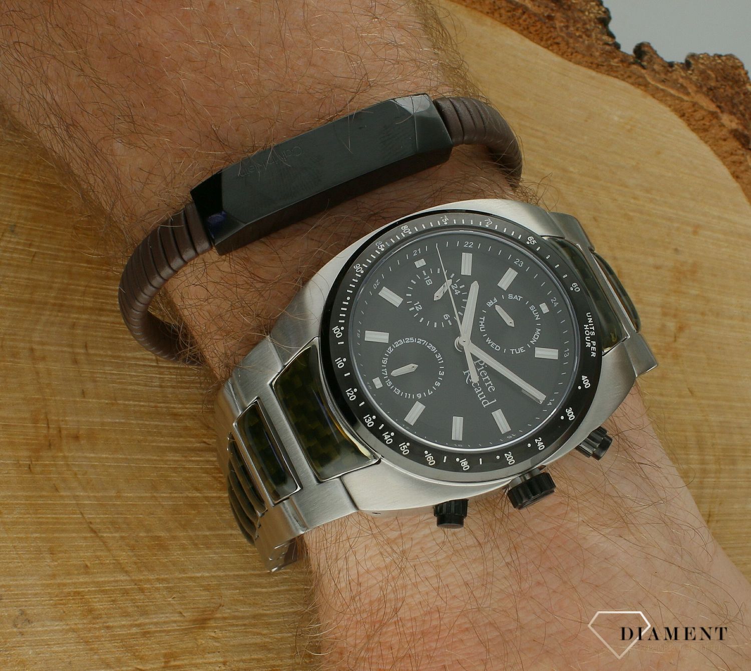 Bransoletka męska Calvin Klein skórzana brązowa z elementem stalowym z logo CK 35100014. Męska bransoletka Calvin Klein. Bransoletka skórzana Calvin Klein dla mężczyzny. Bransoletka Calvin Klein stalowa na prezent dla mężczyzny.jpg