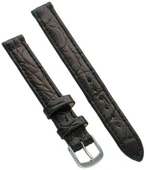 Pasek Skórzany do Zegarka Czarny Classic Kroko 12mm FLUCO, 385S.01.12.jpg