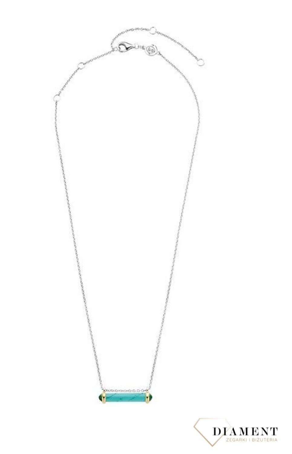 Srebrny naszyjnik z kapsułką turkus, zielony malachit 3963TQv (2).jpg