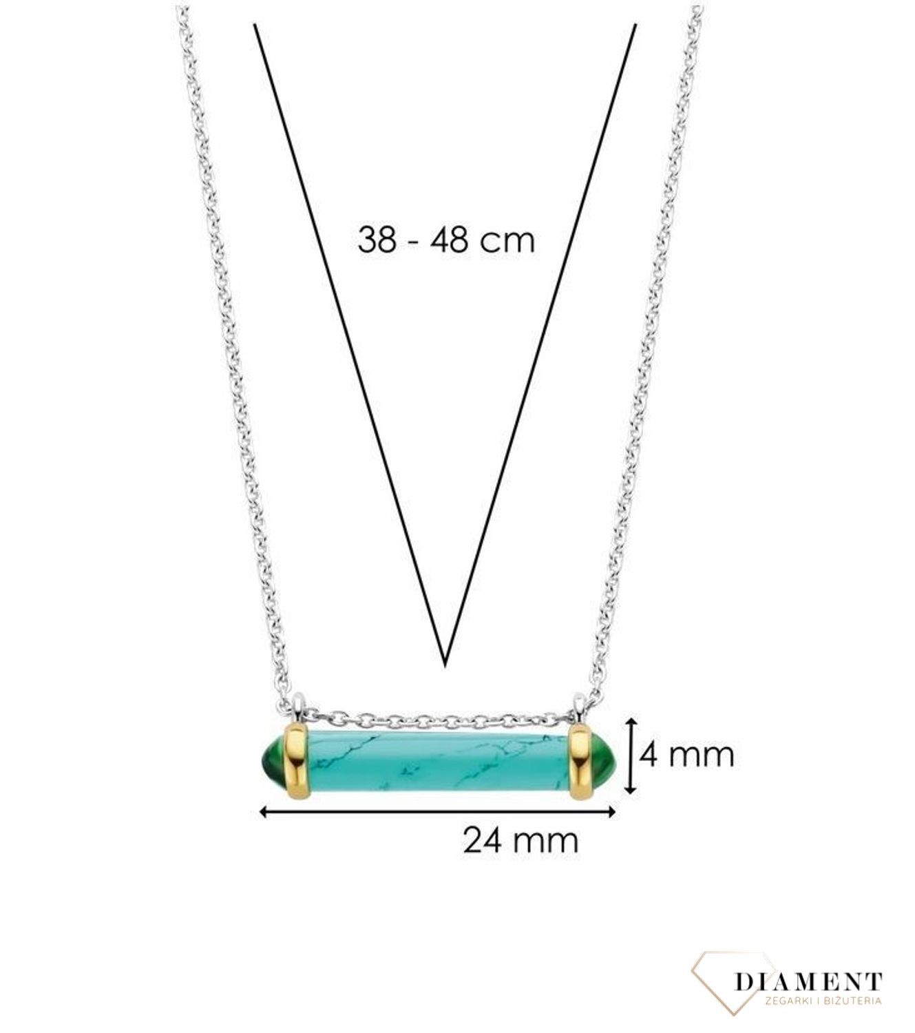 Srebrny naszyjnik z kapsułką turkus, zielony malachit 3963TQv (2).jpg