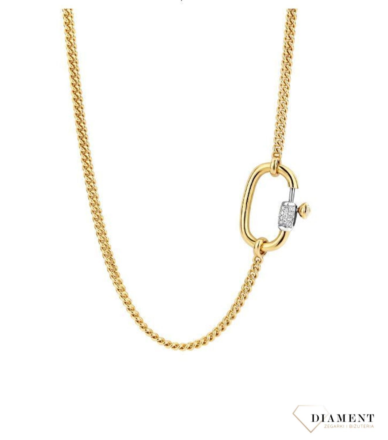 Srebrny naszyjnik pozłacany z zawieszką ozdobioną cyrkoniami 3968SY (1).jpg