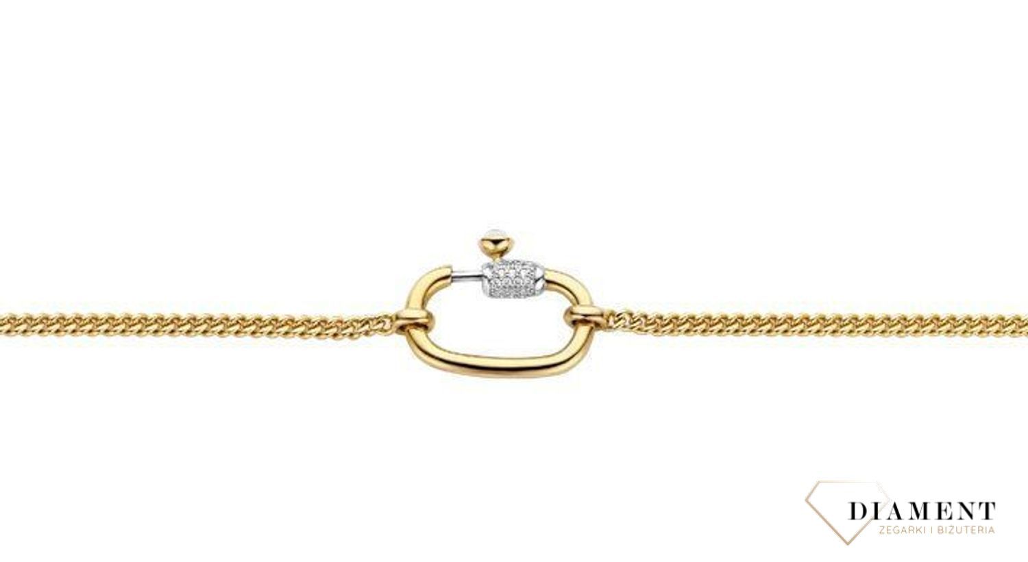 Srebrny naszyjnik pozłacany z zawieszką ozdobioną cyrkoniami 3968SY (1).jpg