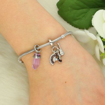 Charms Moments srebrny 925 wiszący kryształ górski Ametyst srebrny.jpg