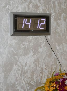 Zegar na ścianę cyfrowy XONIX białe, duże cyfry XONIX 4001-WHITE. Zegary cyfrowe na ścianę. Zegar ścienny cyfrowy z białymi cyframi. Zegar cyfrowy do biura.  (3).JPG