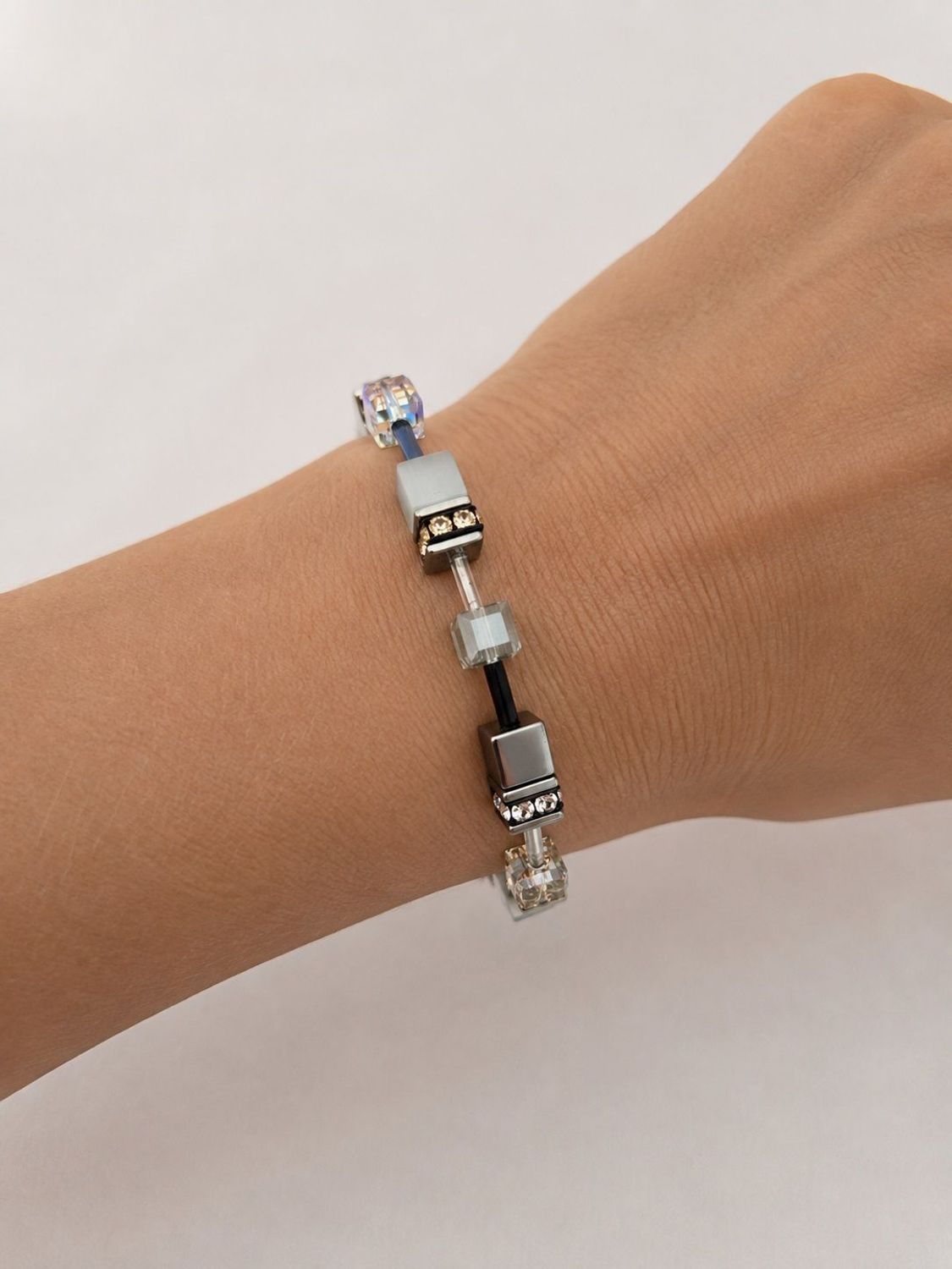 Bransoletka Coeur de Lion z Tygrysim Okiem i Kryształkami Swarovski – 17 cm.jpg