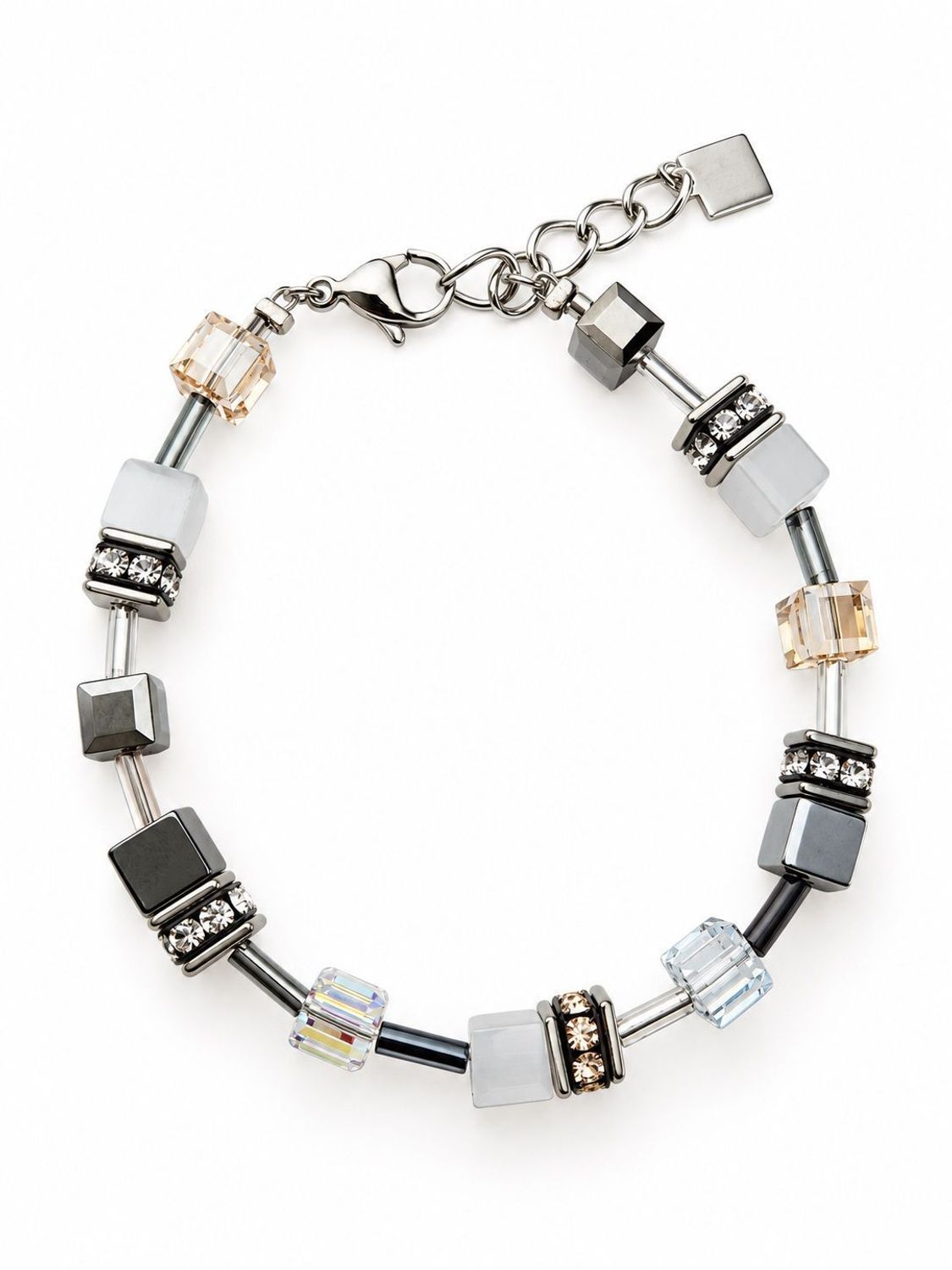 Bransoletka Coeur de Lion z Tygrysim Okiem i Kryształkami Swarovski – 17 cm.jpg