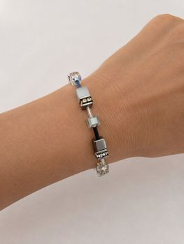 Bransoletka Coeur de Lion z Tygrysim Okiem i Kryształkami Swarovski – 17 cm stal.jpg