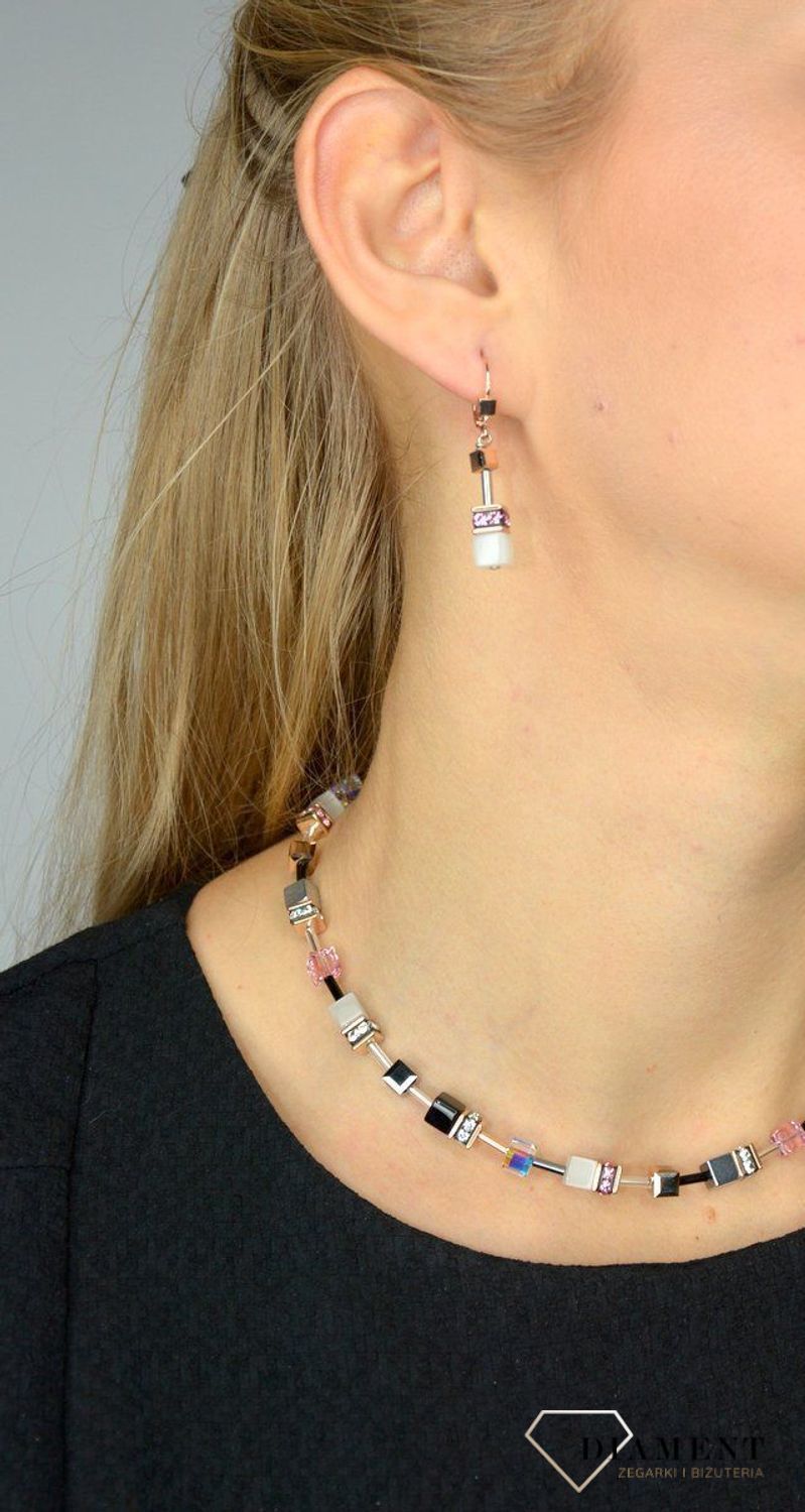 Kolczyki damskie Swarovski jednobarwne tygrysie oko Coeur De Lion 4013201920.  Z eleganckim naszyjnikiem Coeur de Lion każda Twoja stylizacja zyska wyjątkowy urok, ozdobiony kryształami Swarovski® to idealny.jpg