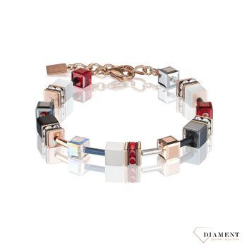 Bransoletka damska Swarovski Czerwień Coeur De Lion 4013300300.jpg