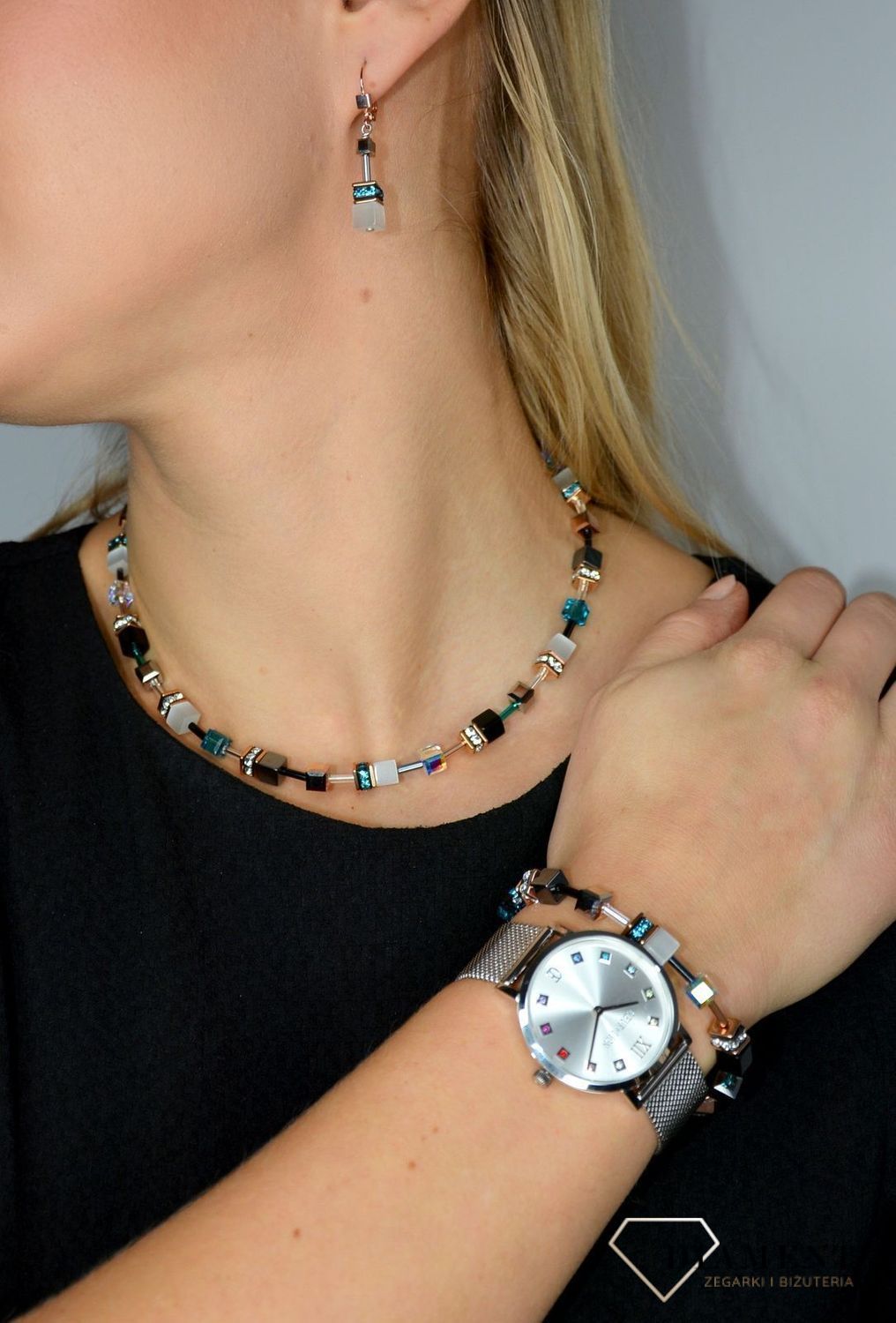 Bransoletka damska Swarovski tygrysie oko Coeur De Lion 4013300624. Modna, damska bransoletka Coeur de Lion podkreśla piękno każdej kobiety. Twoja stylizacja zyska wyjątkowy urok, bransoletka ozdobiona kryszta.jpg