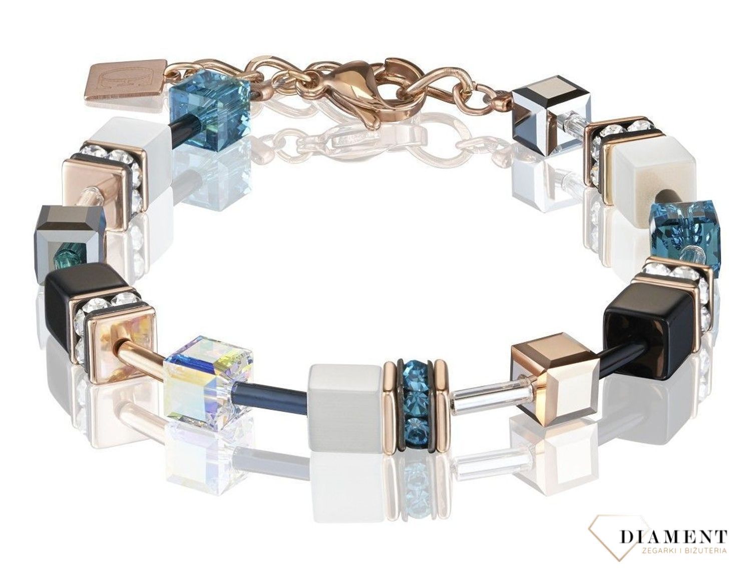 Bransoletka damska Swarovski tygrysie oko Coeur De Lion 4013300624. Modna, damska bransoletka Coeur de Lion podkreśla piękno każdej kobiety. Twoja stylizacja zyska wyjątkowy urok, bransoletka ozdobiona kryszta.jpg