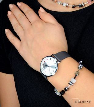 Bransoletka damska Swarovski tygrysie oko, kryształy górskie Coeur De Lion 4014301412. Modna, damska bransoletka Coeur de Lion podkreśla piękno każdej kobiety (4).JPG