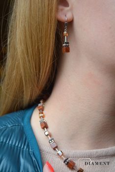 Coeur De Lion piasek pustyni ozdobiona kryształami Swarovski® biżuteria z piasekiem pustyni, kolia dla mamy, prezent dla babci (3).JPG