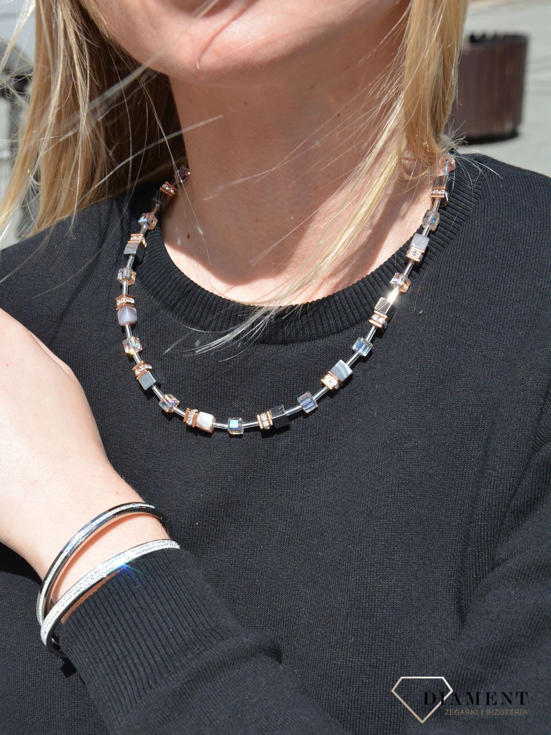 Naszyjnik damski Swarovski Coeur De Lion agat 4017100230.jpg