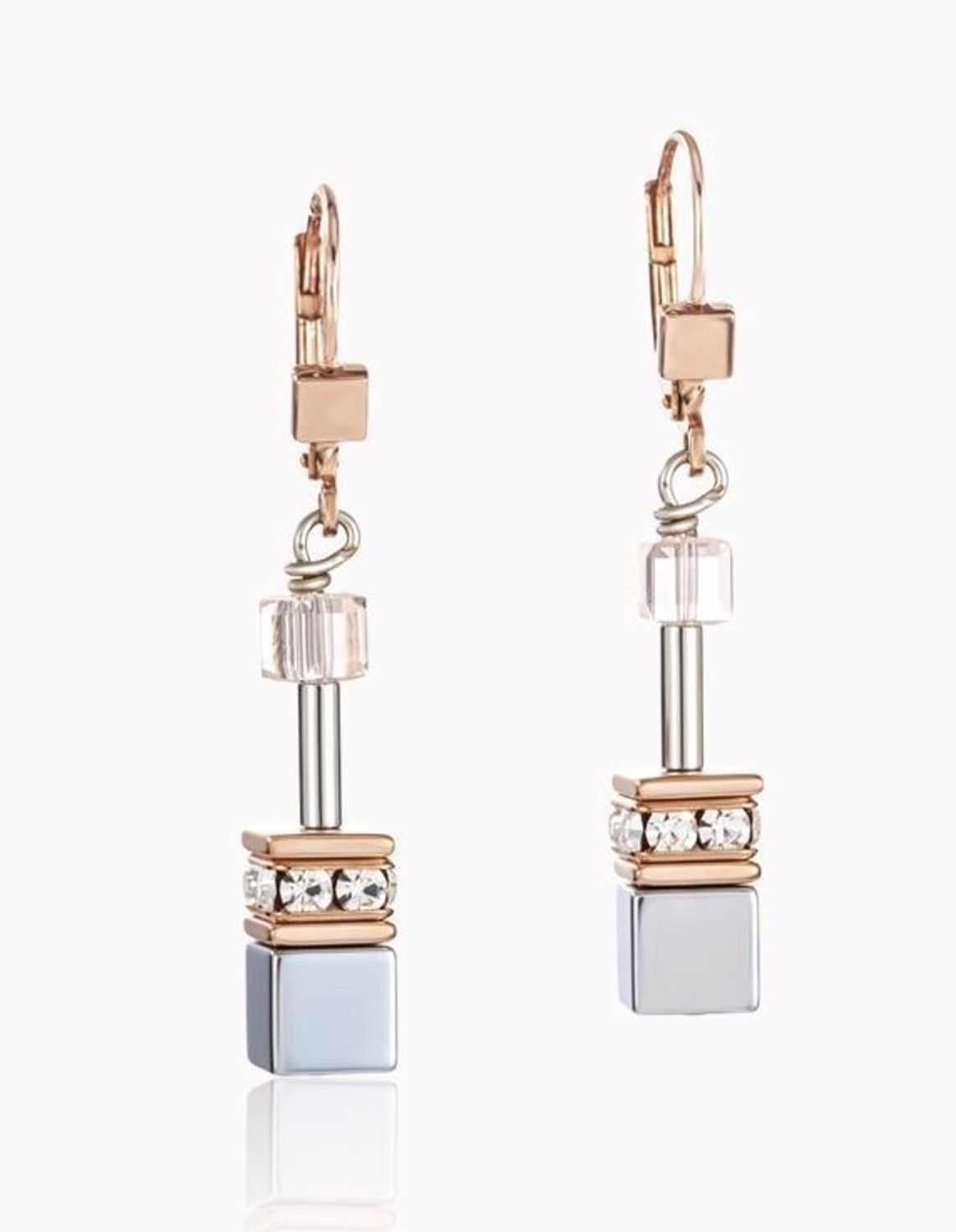 Kolczyki srebrne wiszące Coeur de Lion hematyt 4017200230d.jpg