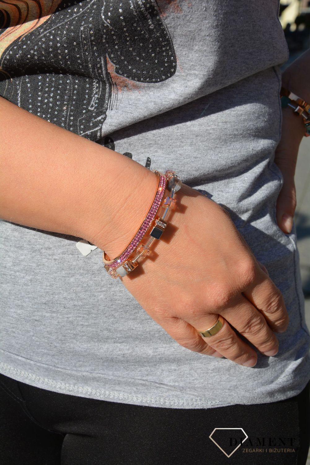 Bransoletka damska Swarovski Coeur De Lion Agat 4017300230c.jpg