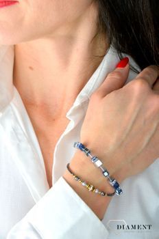 Bransoletka damska Swarovski sodalit Coeur De Lion 4017300700. Modna, damska bransoletka Coeur de Lion (3).JPG