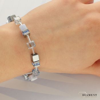 Piękna bransoletka damska Coeur de Lion ozdobiona kryształami Swarovski® to idealny pomysł na prezent dla kobiety oraz jako dodatek do wielu stylizacji..jpg