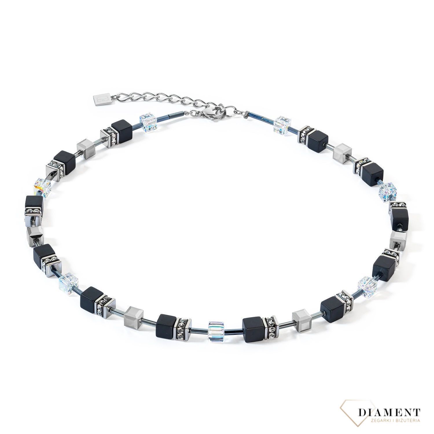 Naszyjnik damski Coeur se Lion GeoCUBE® Iconic Precious Onyx 4018101318..jpg