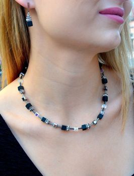 Naszyjnik damski Coeur se Lion GeoCUBE Iconic Precious Onyx 401810-1318 (3).JPG