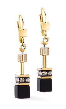 Kolczyki Coeur de Lion GeoCUBE® Onyx 4018201316 – Złote, Swarovski, Bigiel.jpg