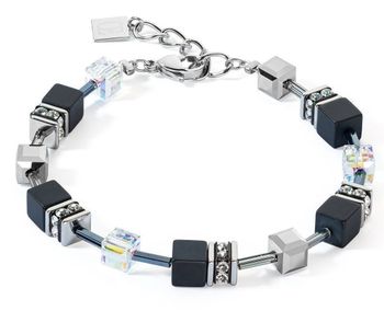 Bransoletka damska Coeur De Lion GeoCUBE onyks 401830-1318.jpg