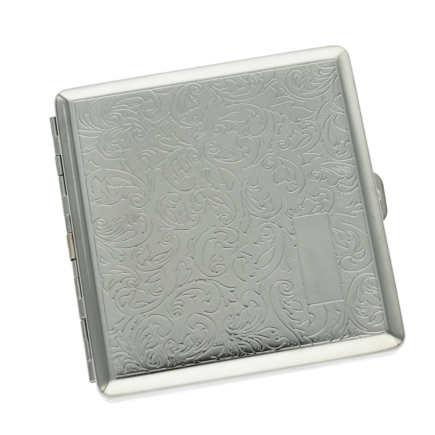 Papierośnica srebra z ozdobnym florystycznym grawerem 40590023D..jpg