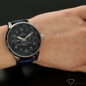 Zegarek męski Delbana Retro Moonphase 41601.646.6.044. Zegarek męski Delbana to elegancki zegarek pasujący do wyjściowych stylizacji. Zegarek posia (1).jpg