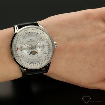 Zegarek męski Delbana Retro Moonphase 41601.646.6.064. Zegarek męski Delbana o klasycznym wyglądzie idealnie sprawdzi się jako prezent dla eleganckiego mężczyzny. Zegarek kwarcowy, zasilany za pomocą baterii.  (1).jpg