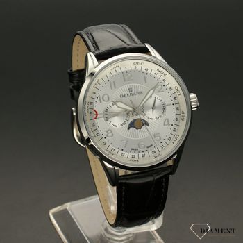 Zegarek męski Delbana Retro Moonphase 41601.646.6.064. Zegarek męski Delbana o klasycznym wyglądzie idealnie sprawdzi się jako prezent dla eleganckiego mężczyzny. Zegarek kwarcowy, zasilany za pomocą baterii.  (2).jpg