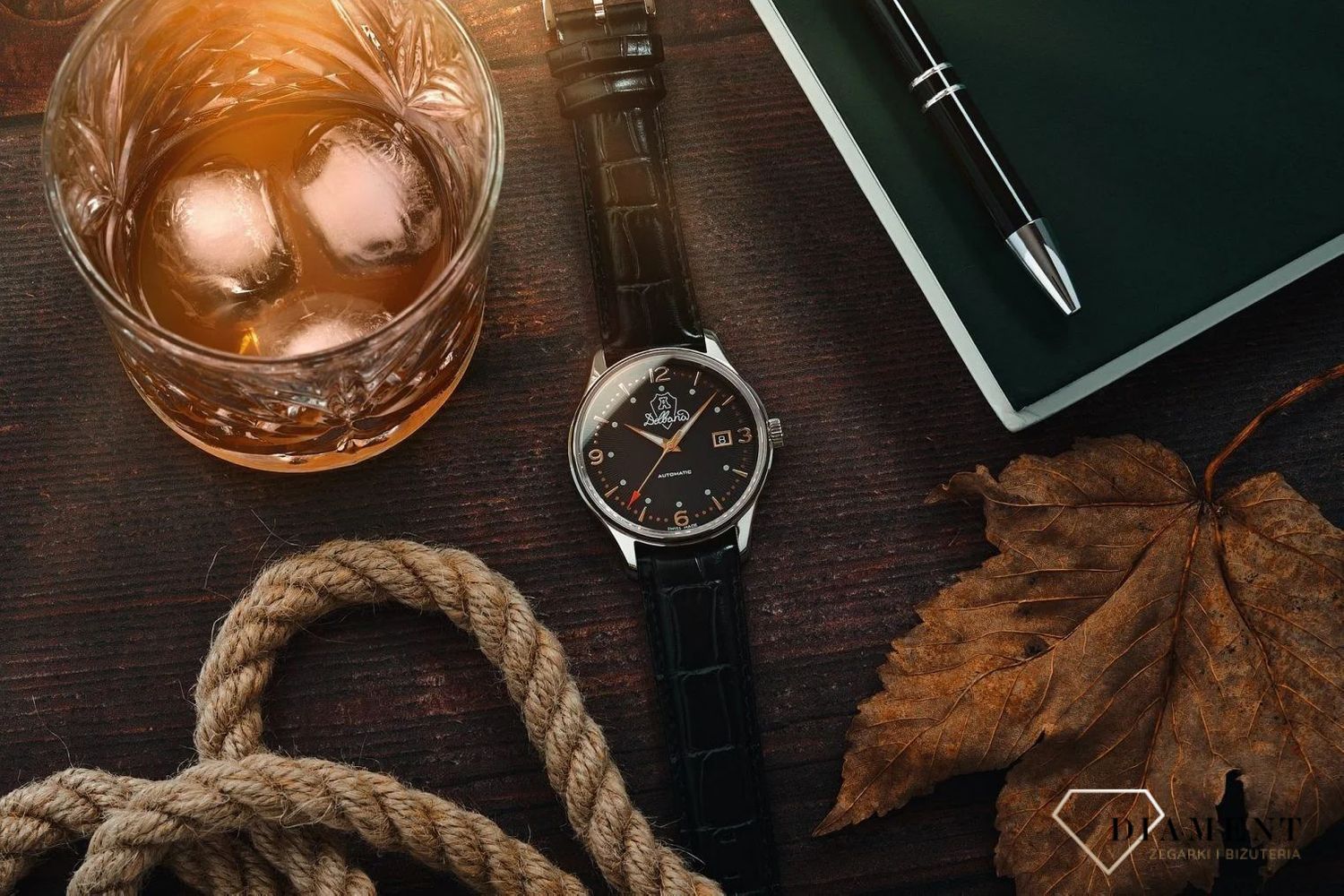 Zegarek męski Delbana na pasku Della Balda Edycja Specjalna 41603.722.6 (3).jpg