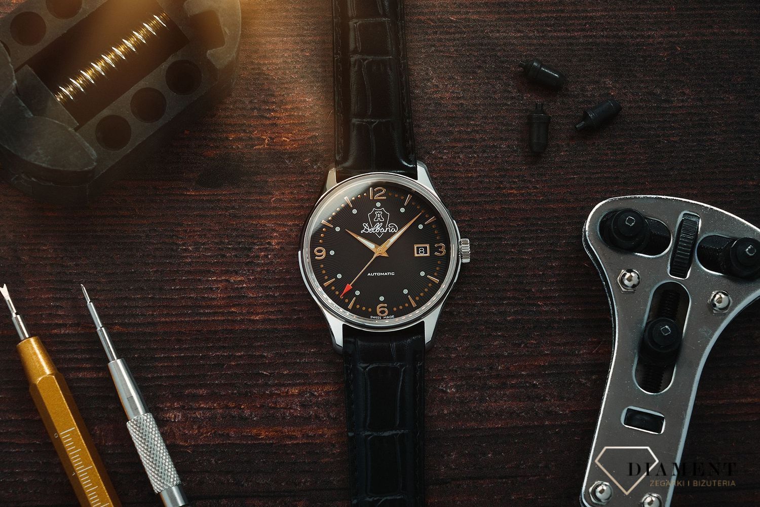 Zegarek męski Delbana na pasku Della Balda Edycja Specjalna 41603.722.6 (3).jpg