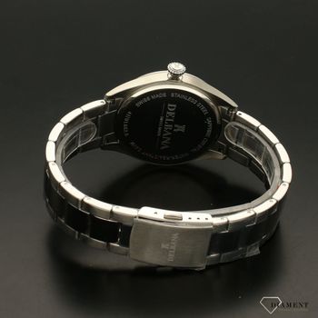 Zegarek męski DELBANA 41701.682.6.062 Fiorentino. Zegarek męski o klasycznym wyglądzie o bardzo czytelnym cyferblacie. Tarcza zegarka w srebrnym kolorze z niebieskimi cyframi arabskimi chronione  (5).jpg