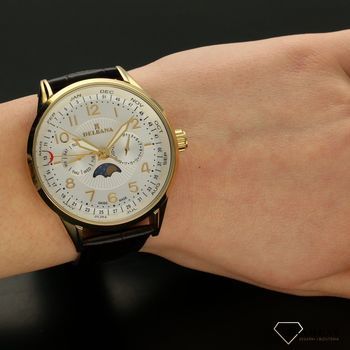 Zegarek męski Delbana Retro Moonphase 42601.646.6.064. Zegarek męski Delbana o klasycznym wyglądzie idealnie sprawdzi się jako prezent dla eleganckiego mężczyzny. Zegarek kwarcowy, zasilany za pomocą baterii (2).jpg