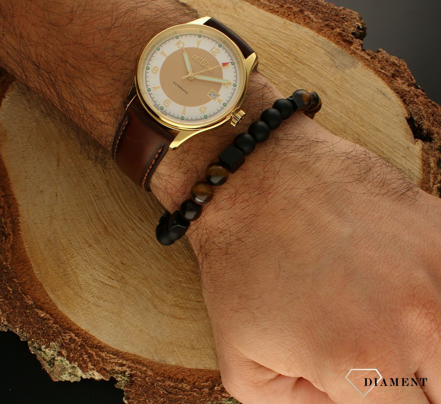 Zegarek męski Delbana na pasku Rotonda Edycja Specjalna 42601.722.6 (3).jpg