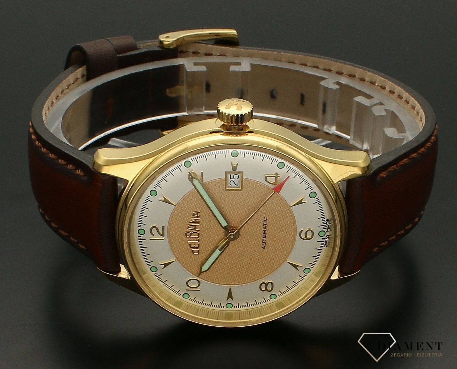 Zegarek męski Delbana na pasku Rotonda Edycja Specjalna 42601.722.6 (3).jpg