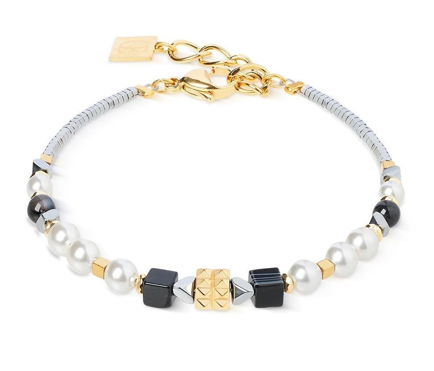 Bransoletka damska Coeur De Lion 4314301314 Modern Elegance Spikes złota.jpg